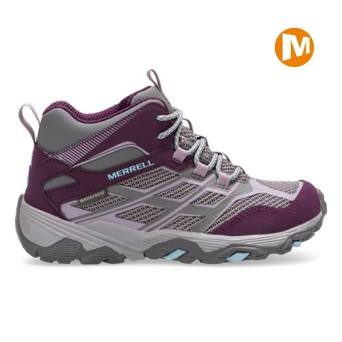 Tenis Merrell Moab FST Mid Waterproof Niños MX.V.LWB